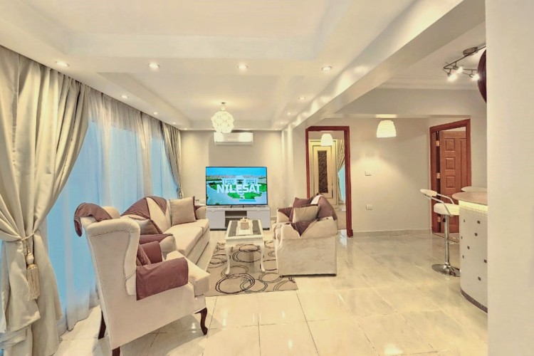  For Rent – Furnished Rooftop Apartment in Rehab 