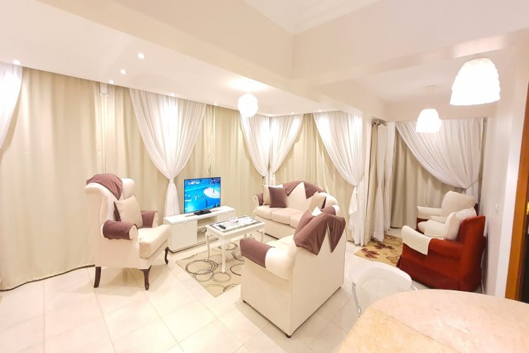  For Rent – Furnished Rooftop Apartment in Rehab 