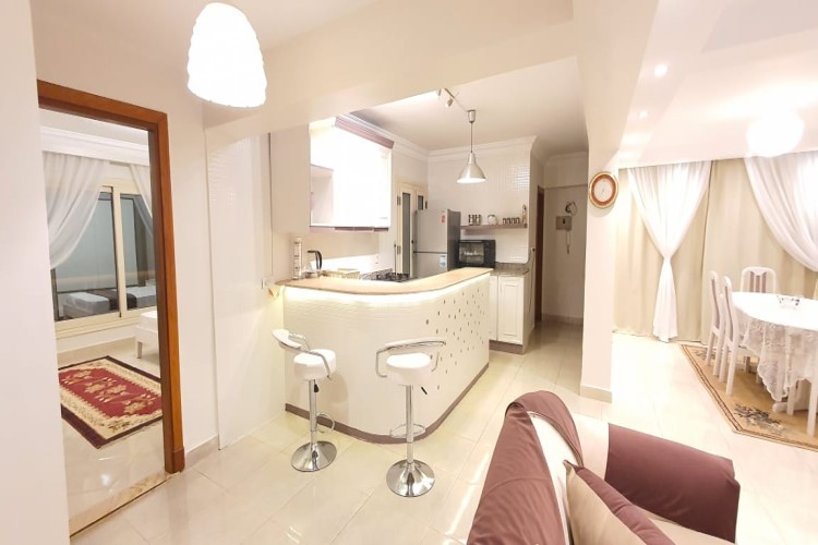  For Rent – Furnished Rooftop Apartment in Rehab 