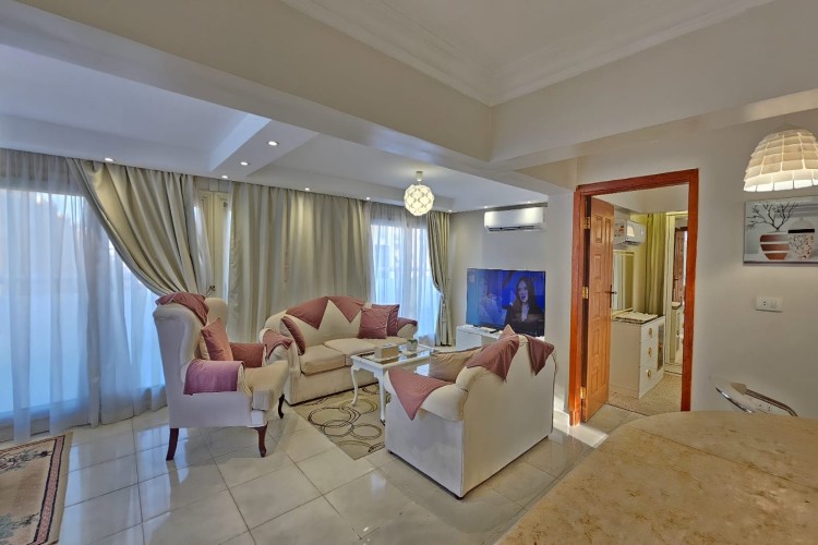  For Rent – Furnished Rooftop Apartment in Rehab 